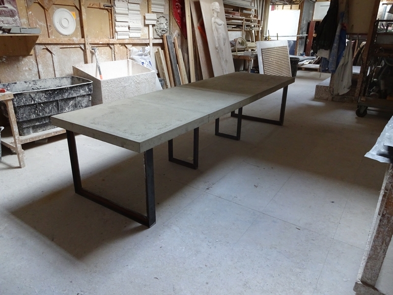 H & H Bespoke Concrete Top Tables Intended For Newest London Dining Tables (Photo 12 of 20)