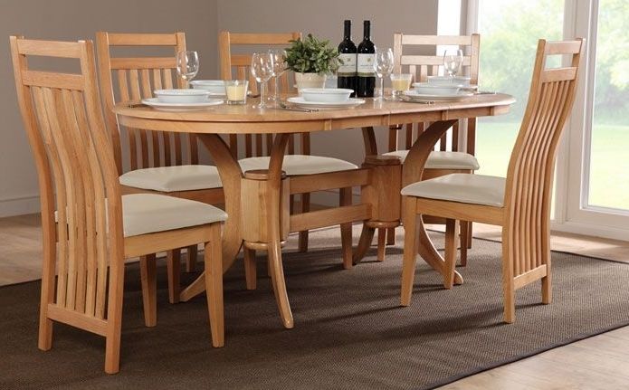 Home Ideas Pertaining To Oval Oak Dining Tables And Chairs (View 19 of 20)