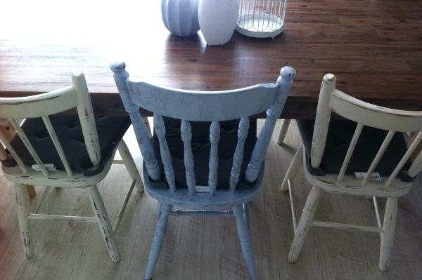 How To Shabby Chic A Dining Table Chair Pertaining To Shabby Chic Pertaining To Well Liked Shabby Chic Dining Chairs (Photo 17 of 20)