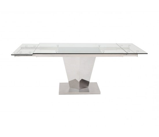 Isabella Dining Tables Within Popular Isabella Extending Clear Glass Dining Table 140cm – 200cm – Modish (View 15 of 20)