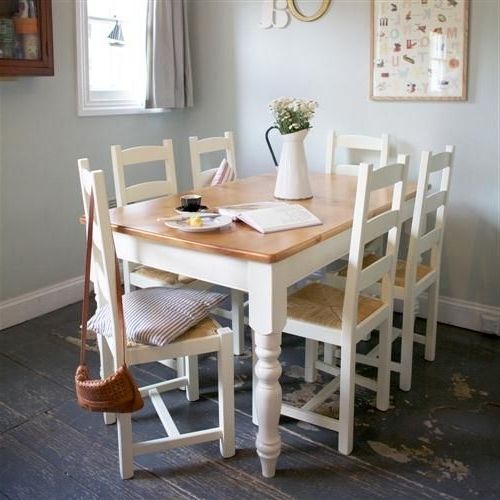 Ivory Painted Dining Tables With Regard To Famous Dorchester Ivory Painted Dining Set! (Photo 8 of 20)