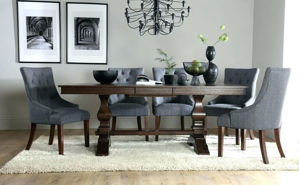 Karennarvasa With Regard To Jaxon Grey 7 Piece Rectangle Extension Dining Sets With Uph Chairs (View 17 of 20)