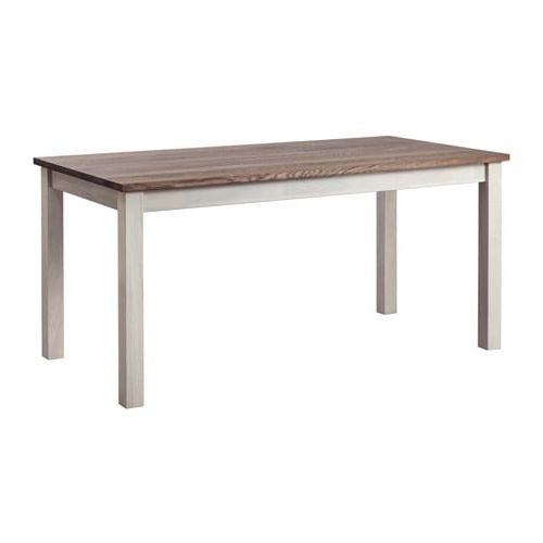 Kejsarkrona Dining Table Oak/white 160 X 80 Cm – Ikea Pertaining To Latest Dining Tables (View 19 of 20)
