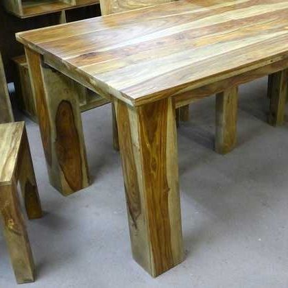 Kota Sheesham Dining Table 90 X 90 – Jugs Furniture With Regard To Newest Sheesham Dining Tables (Photo 7 of 20)