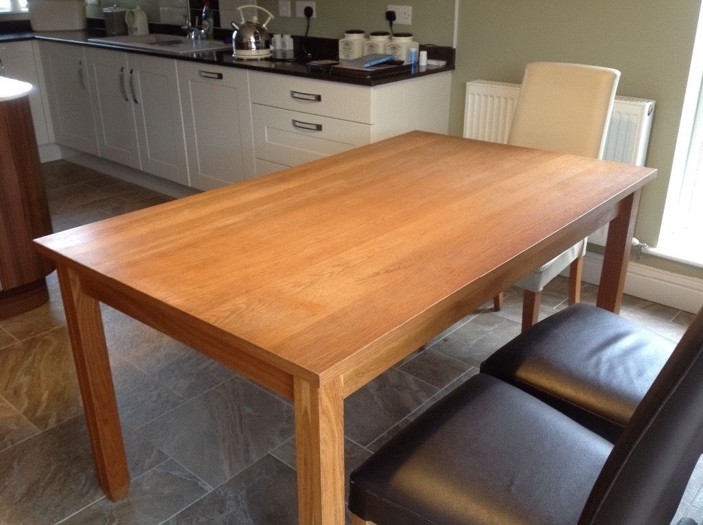 Latest A Next 6 Seater Dining Table Called The Hudson Solid Oak Sturdy Inside Oak 6 Seater Dining Tables (Photo 18 of 20)