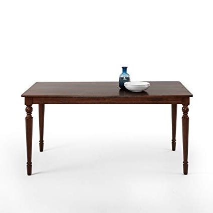 Latest Amazon – Zinus Bordeaux Large Wood Dining Table / Table Only Throughout Bordeaux Dining Tables (View 19 of 20)
