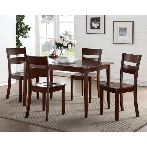 Latest Dark Brown Wood Dining Tables With Regard To Havenside Home Cape Dark Brown Wood Kitchen/ Dinette Table – Free (View 20 of 20)