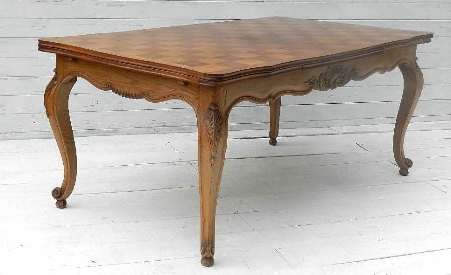 Latest French Louis Xv Rev Extending Dining Table Oak In From Tryst D'amour With Regard To French Extending Dining Tables (Photo 1 of 20)