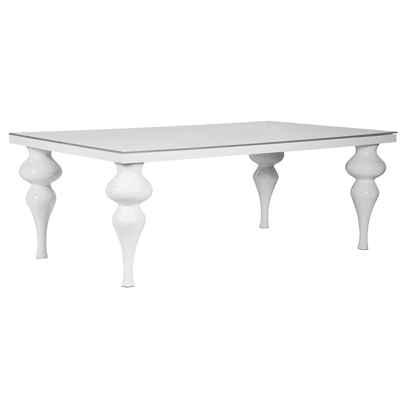 Featured Photo of 2024 Popular Large White Gloss Dining Tables