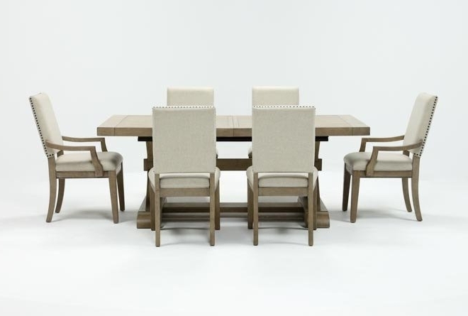 Living Spaces Inside Current Walden 7 Piece Extension Dining Sets (Photo 1 of 20)