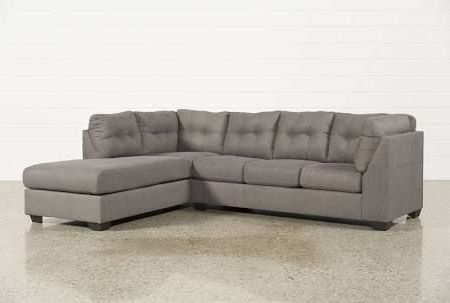 Maier Charcoal 2 Piece Sectional W/raf Chaise, Grey, Sofas (View 3 of 15)