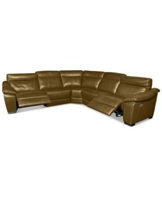 Marcus Chocolate 6 Piece Sectionals With Power Headrest And Usb Within Well Liked Gennaro 5 Pc Leather Sectional Sofa With 2 Power Recliners With (View 7 of 15)