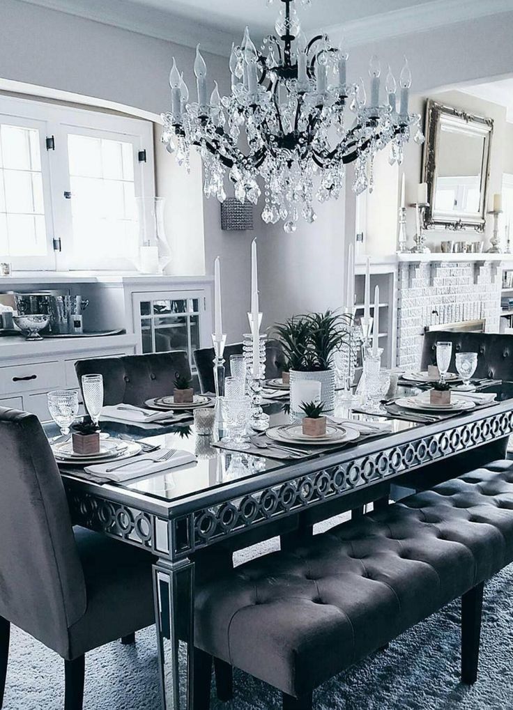 Mirror Glass Dining Tables Pertaining To Well Known Sophie Mirrored Dining Table Beautiful Sophie Mirror Dining Set (Photo 14 of 20)