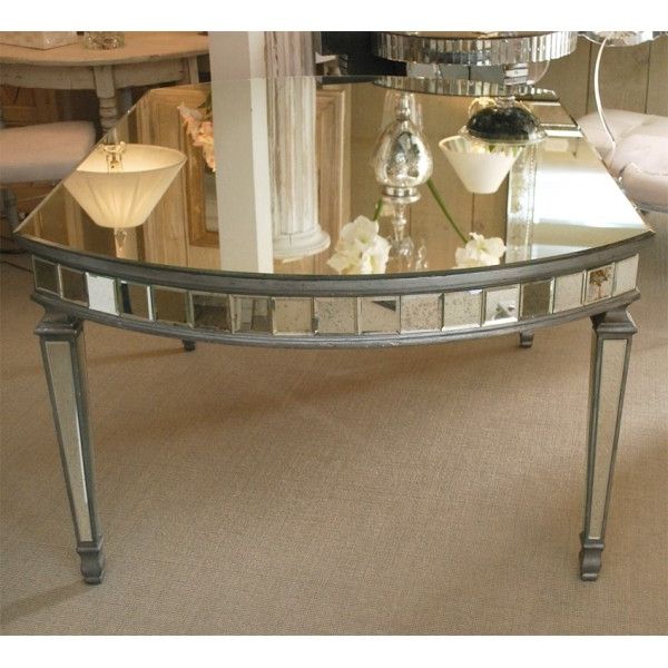 Mirrored Dining Table, Mirrored Coffee Table Antique Mirrored Dining With Regard To Well Known Antique Mirror Dining Tables (Photo 3 of 20)