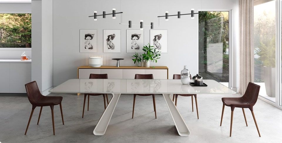 Featured Photo of 20 Photos Contemporary Dining Tables Sets
