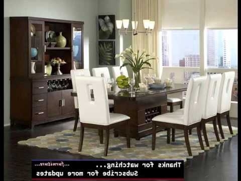 Modern Dining Room Sets With Widely Used Dining Room Furniture Modern (Photo 14 of 20)