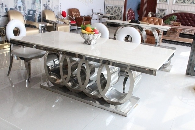 Modern Dining Tables For Most Current Dining Table Marble And Chair Cheap Modern Dining Tables 8 Chairs In (View 17 of 20)