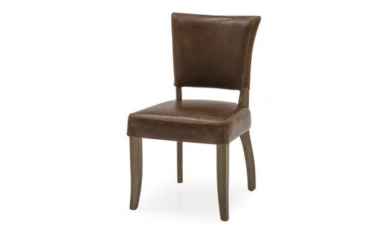 Morale Home In Brown Leather Dining Chairs (Photo 16 of 20)