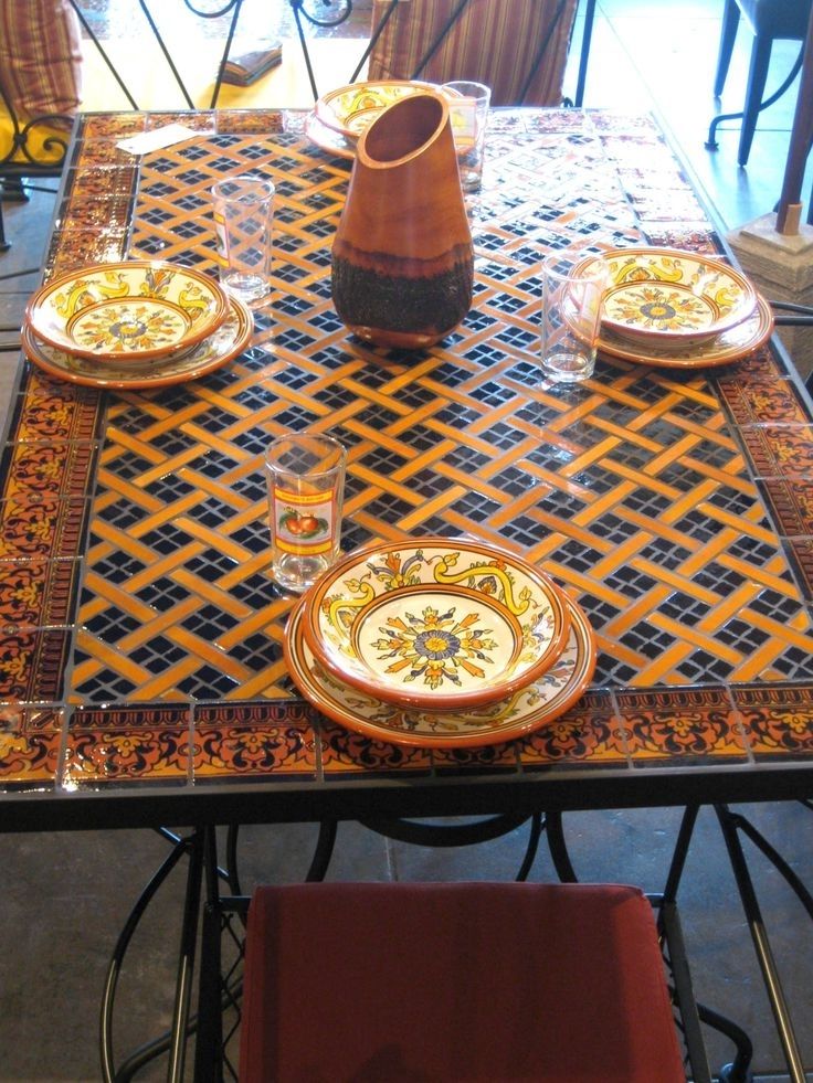 Featured Photo of 2024 Latest Mosaic Dining Tables for Sale