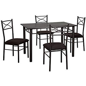 Most Current Amazon – Target Marketing Systems 5 Piece Valencia Dining Set In Valencia 72 Inch 6 Piece Dining Sets (View 5 of 20)