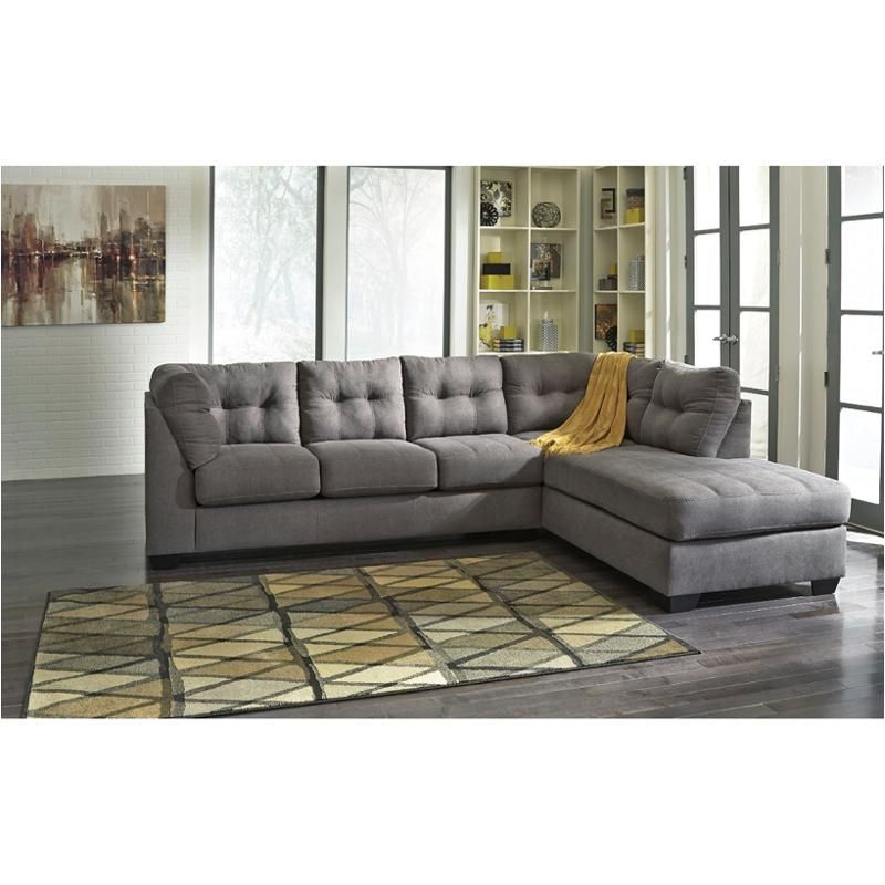 Most Current Aspen 2 Piece Sectionals With Raf Chaise Inside 4520016 Ashley Furniture Maier – Charcoal Laf Corner Chaise (View 14 of 15)