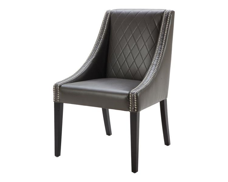 Most Current Sunpan Modern 5west Malabar Genuine Leather Upholstered Dining Chair For Real Leather Dining Chairs (View 15 of 20)