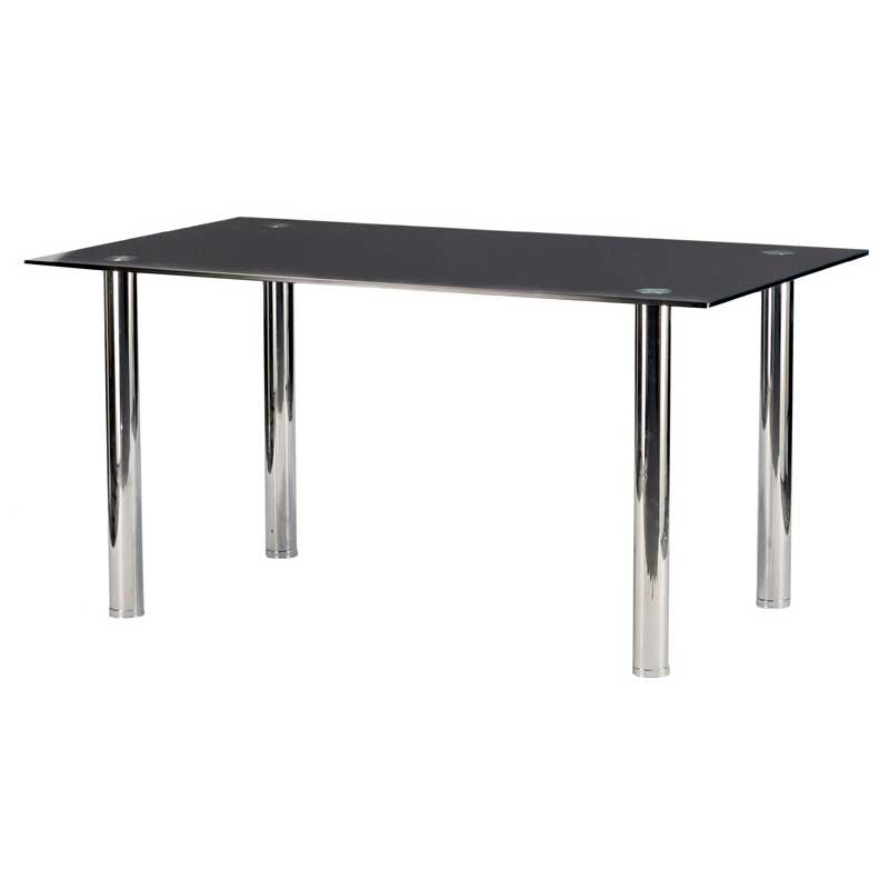 Most Popular Dior Black Glass Dining Table & 6 X Betty Dining Chair • Decofurn For Dining Tables Black Glass (Photo 11 of 20)