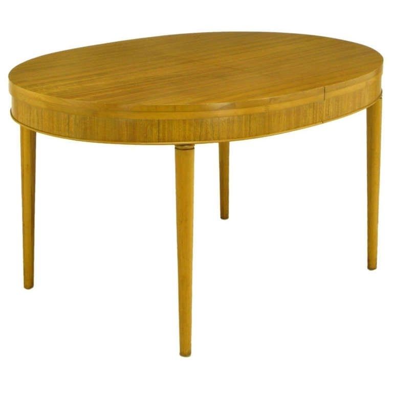 Most Popular Oval Dining Tables For Sale In Primavera Mahogany Racetrack Oval Dining Table For Sale At 1stdibs (View 14 of 20)