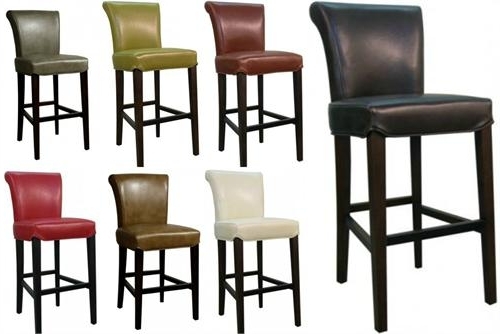 Most Popular Valencia 4 Piece Counter Sets With Bench & Counterstool Regarding Bentley Leather Counter Stool (View 19 of 20)