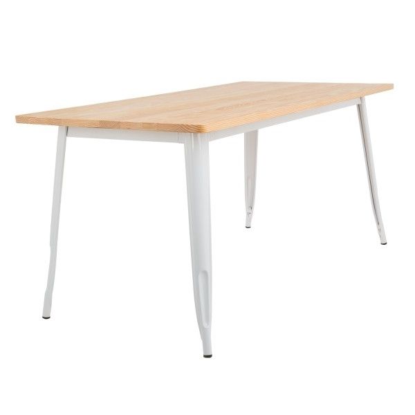 Most Popular Wooden Lix Table (120x60) – Sklum United Kingdom Intended For Dining Tables 120x60 (Photo 20 of 20)
