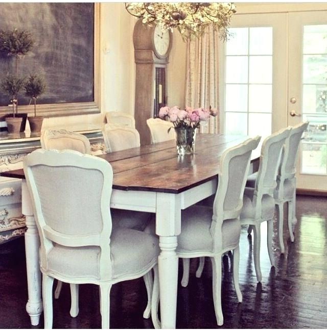 Most Recent Dining Table White Legs Wooden Top – Wwild (View 13 of 20)