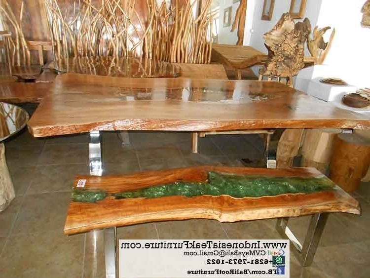 Most Recent P8table Large Wood Dining Table Chair Sets Suar Wood Table Bali With Bali Dining Sets (Photo 4 of 20)