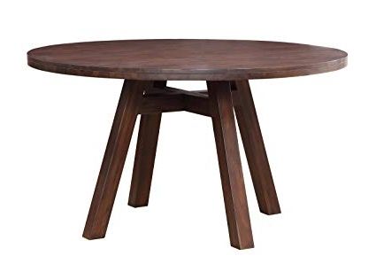 Most Recent Portland 78 Inch Dining Tables Regarding Amazon: Modus Furniture 7z4861 Portland Solid Wood Round Dining (View 8 of 20)