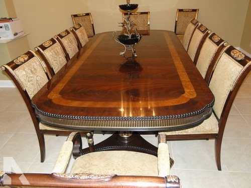 Most Recent Victor Dining Tables For Antique Penn Table Company Walnut Dining Table And Chairs For Sale (Photo 10 of 20)