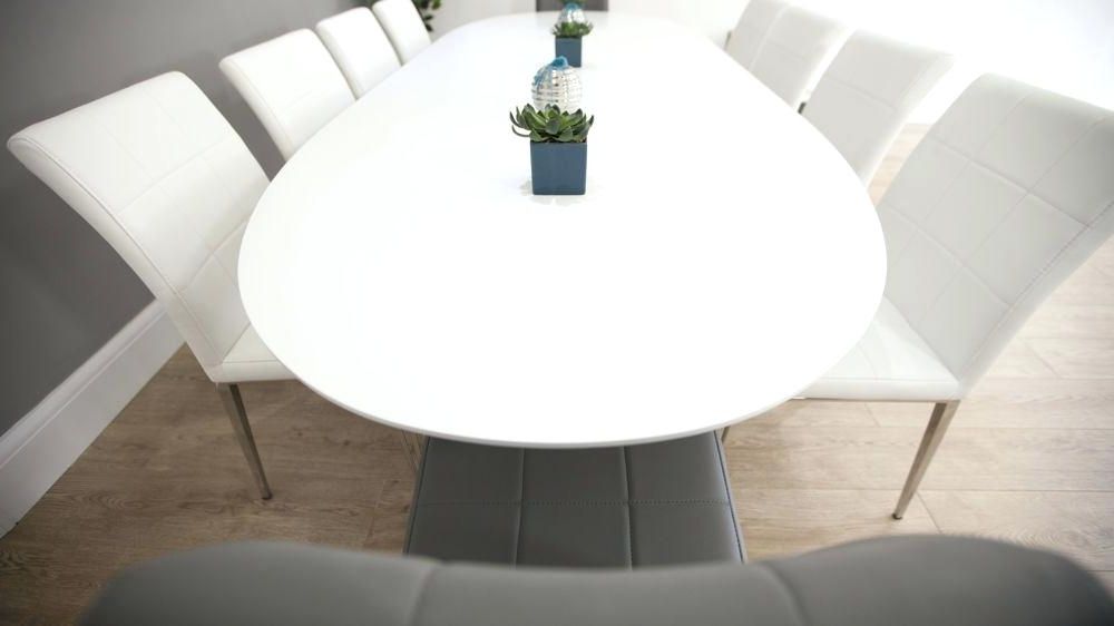 Most Recent White Oval Kitchen Table And Chairs – Eear.top Regarding White Oval Extending Dining Tables (Photo 19 of 20)