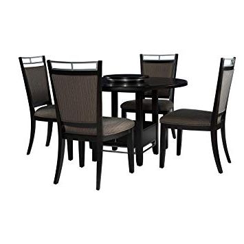 Most Recently Released Amazon – Powell Caden 5pc Dining Set – Table & Chair Sets With Regard To Caden 6 Piece Rectangle Dining Sets (View 1 of 20)
