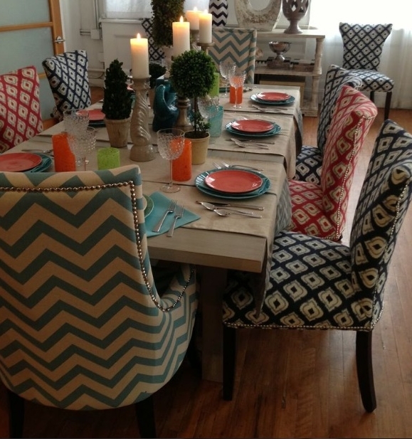 Most Recently Released Dining Tables And Fabric Chairs With 15 Dining Room Chair Fabric Ideas Cloth Chairs Amazing Pretty (Photo 19 of 20)