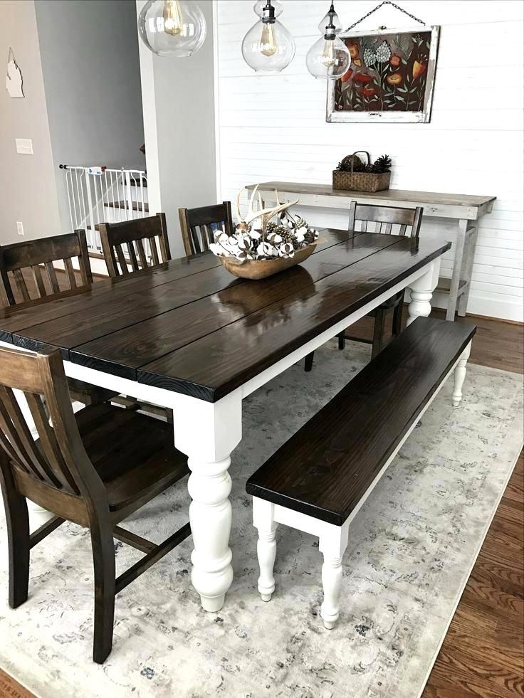 Most Recently Released Dining Tables With White Legs And Wooden Top Throughout Splendid Style Reclaimed Pallet Wood Dining Table Set House Black (Photo 11 of 20)