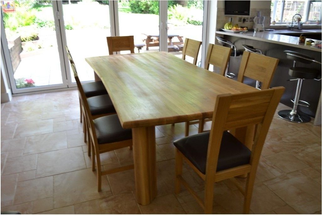 Most Recently Released Solid Oak Dining Tables And 8 Chairs Regarding Spectacular Wood Dining Table 8 Chairs Chunky Solid Oak 8 Seater (Photo 18 of 20)