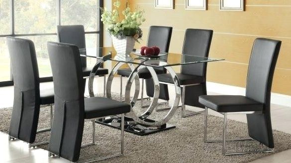 Most Up To Date Black Glass Dining Tables With 6 Chairs For Cheap Dining Table With 6 Chairs Dining Room Miraculous 6 Dining (Photo 18 of 20)