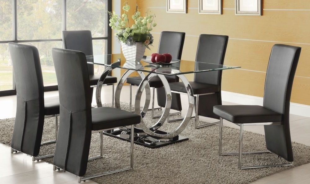 Featured Photo of  Best 20+ of Glass Dining Tables with 6 Chairs