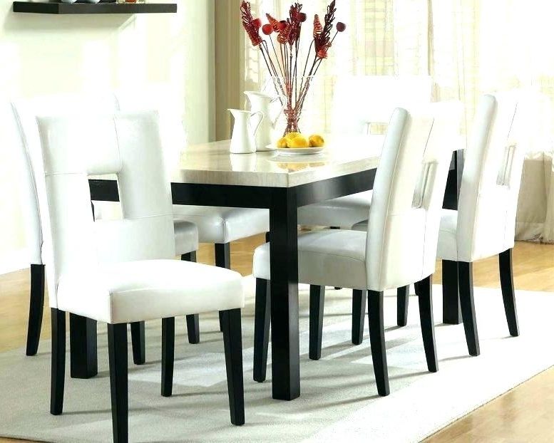 Most Up To Date Light Wood Dining Table White Legs Dark With Kitchen Top Wooden Within Dining Tables With White Legs And Wooden Top (Photo 17 of 20)