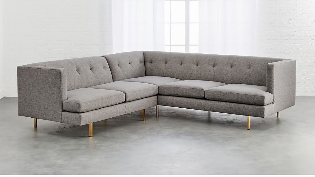 Most Up To Date Mcdade Graphite 2 Piece Sectionals With Laf Chaise Intended For Grey Sectional Mcdade Graphite 2 Piece W Raf Chaise Living Spaces (Photo 6 of 15)