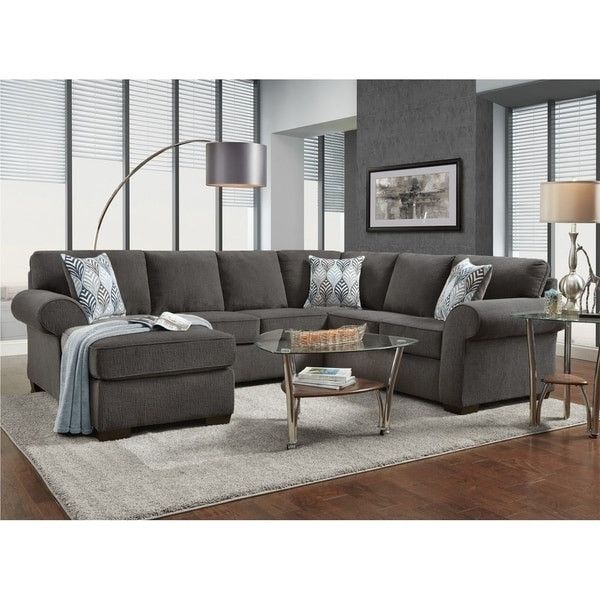 Featured Photo of  Best 15+ of Mcdade Graphite 2 Piece Sectionals with Laf Chaise