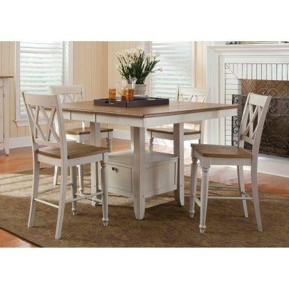 Most Up To Date Rocco 8 Piece Extension Counter Sets For Liberty Furniture Canton Counter Height Gathering Table (View 10 of 20)