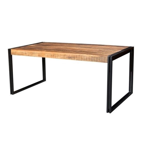 Most Up To Date Shop Handmade Timbergirl Reclaimed Wood And Metal Dining Table Pertaining To Mango Wood/iron Dining Tables (View 12 of 20)
