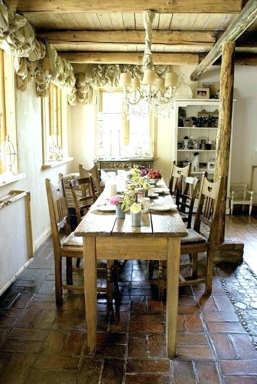 Narrow Dining Tables Inside Most Recent Long Farmhouse Dining Table Narrow Farmhouse Table Narrow Farmhouse (Photo 8 of 20)