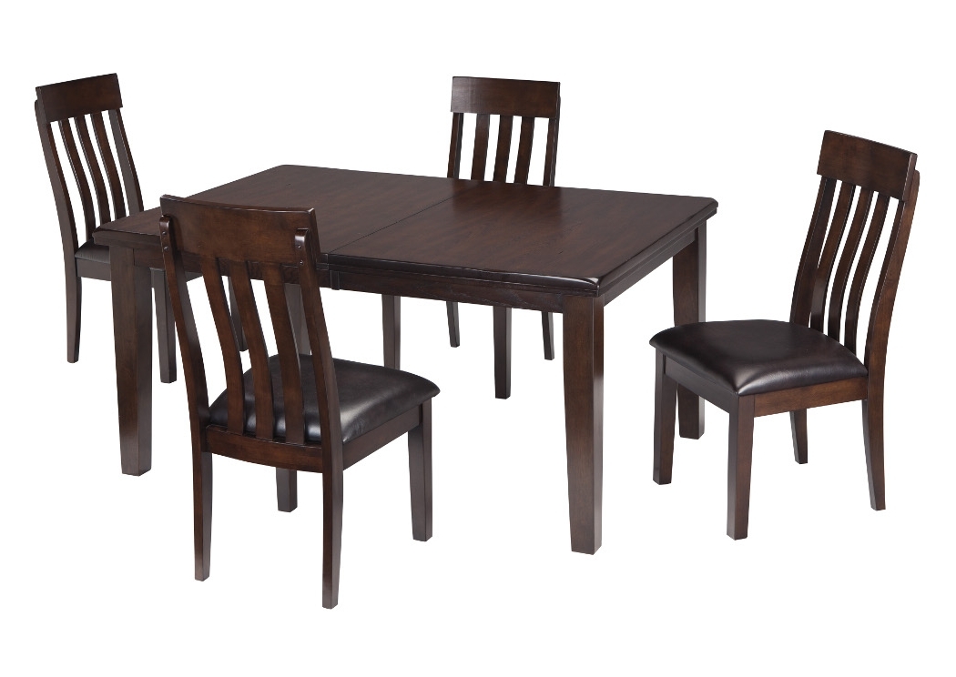 Newest Craftsman 9 Piece Extension Dining Sets With Uph Side Chairs Within Select Imports Furniture And Decor Haddigan Dark Brown Rectangle (View 8 of 20)