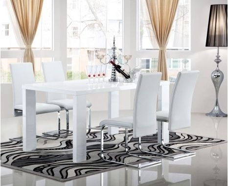 Newest Extending Gloss Dining Tables Pertaining To Opus Extending Dining Table – Keens Furniture (View 12 of 20)