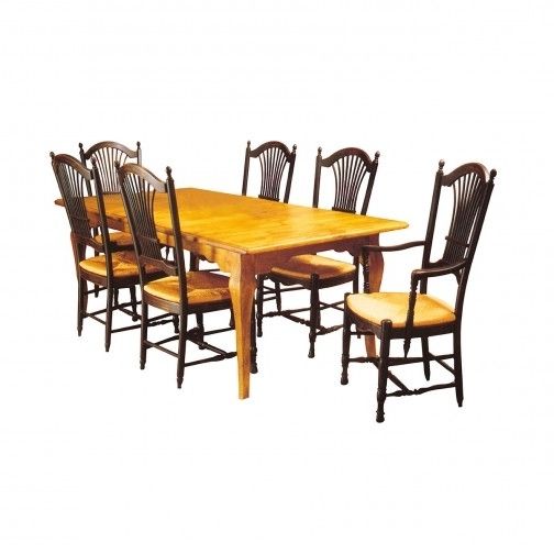 Newest Shop Our Dining Room Tables. Dining Tables At A Discount With Regard To Weaver Dark 7 Piece Dining Sets With Alexa White Side Chairs (Photo 18 of 20)